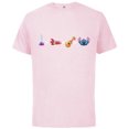 thumbnail image 1 of Disney Lilo & Stitch Emoji Code Formula - Short Sleeve Cotton T-Shirt for Adults - Customized-Soft Pink, 1 of 5