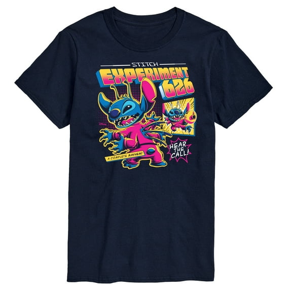 Disney - Lilo & Stitch - Experiment 626 Cover - Men's Short Sleeve Graphic T-Shirt