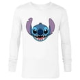 thumbnail image 1 of Disney Lilo & Stitch Experiment 626 Smiling Big Face Costume - Long Sleeve T-Shirt for Men - Customized-White, 1 of 5