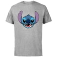 thumbnail image 1 of Disney Lilo & Stitch Experiment 626 Smiling Big Face Costume - Short Sleeve Cotton T-Shirt for Adults - Customized-Athletic Heather, 1 of 5