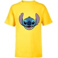 thumbnail image 1 of Disney Lilo & Stitch Experiment 626 Smiling Big Face Costume - Short Sleeve T-Shirt for Kids - Customized-Yellow, 1 of 5