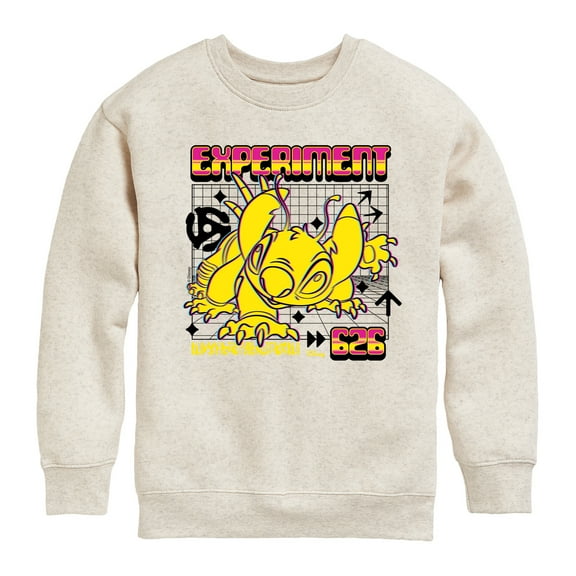 Disney - Lilo & Stitch - Experiment 626 - Toddler & Youth Crewneck Fleece Sweatshirt