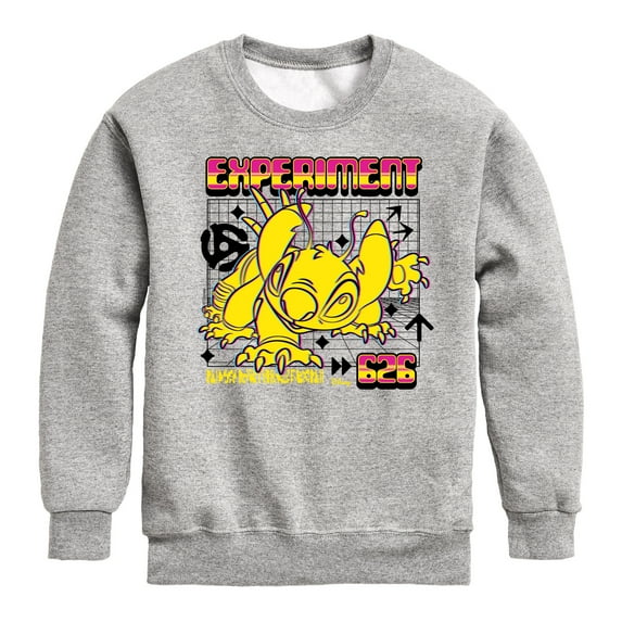 Disney - Lilo & Stitch - Experiment 626 - Toddler & Youth Crewneck Fleece Sweatshirt