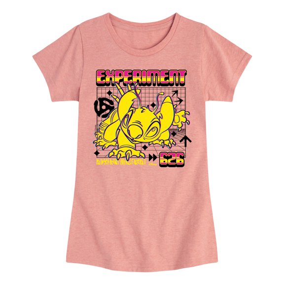 Disney - Lilo & Stitch - Experiment 626 - Toddler & Youth Girls Short Sleeve Graphic T-Shirt
