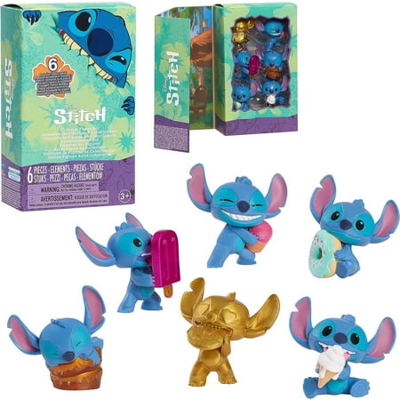 Disney Lilo & Stitch Feed Me Stitch Series Mini Figure 6-Pack