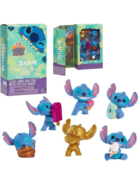 Disney Lilo & Stitch Feed Me Stitch Series Mini Figure 6-Pack