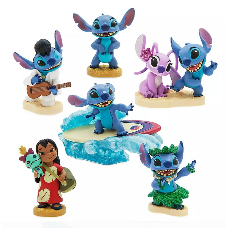 4 Mini Figurines Lilo et Stitch pour Enfant (Garçon & Fille