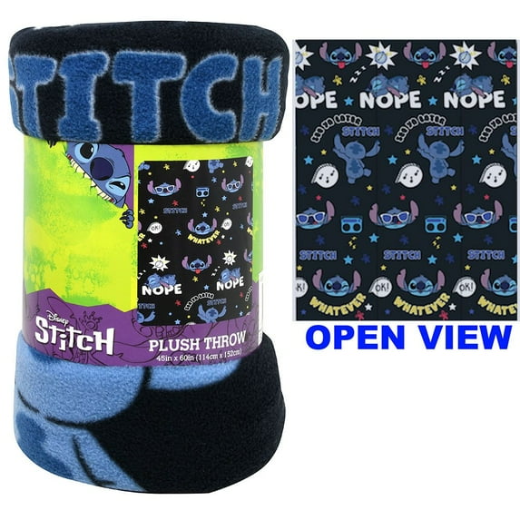 Disney Lilo & Stitch Fleece Throw Blanket, 45" x 60"