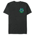 thumbnail image 1 of Disney Lilo & Stitch Four-Leaf Clover St Patrick’s Day - Short Sleeve Blended T-Shirt for Adults - Customized-Dark Heather, 1 of 5