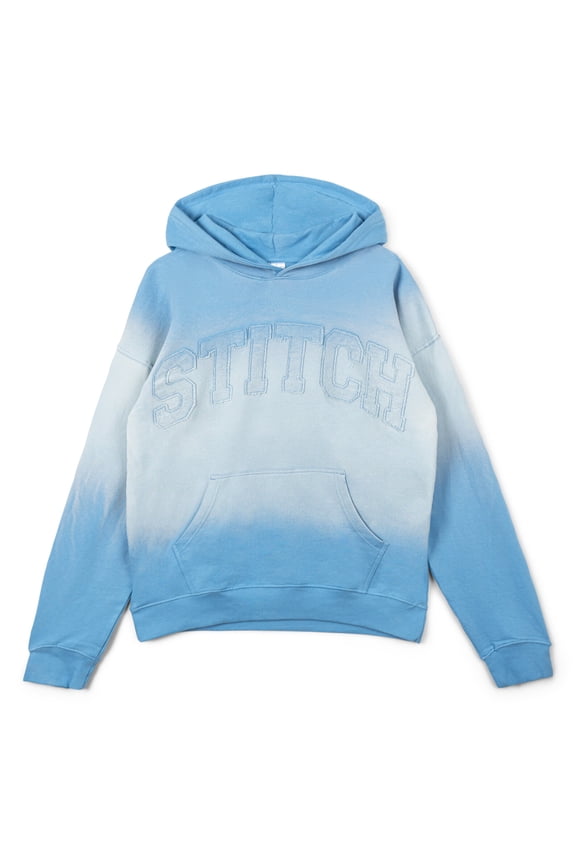 Lilo & Stitch French Terry Drop Shoulder Pullover Hoodie Adult