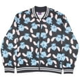thumbnail image 1 of Disney Lilo & Stitch Girl's Zip-Up Varsity Bomber Jacket - Casual Lightweight Coat with Stitch Graphic Print for Kids (Size 7-16), 1 of 6
