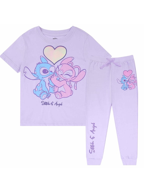 Lilo & Stitch Girls Shirt & Pants Outfit Set, Sizes 4-16