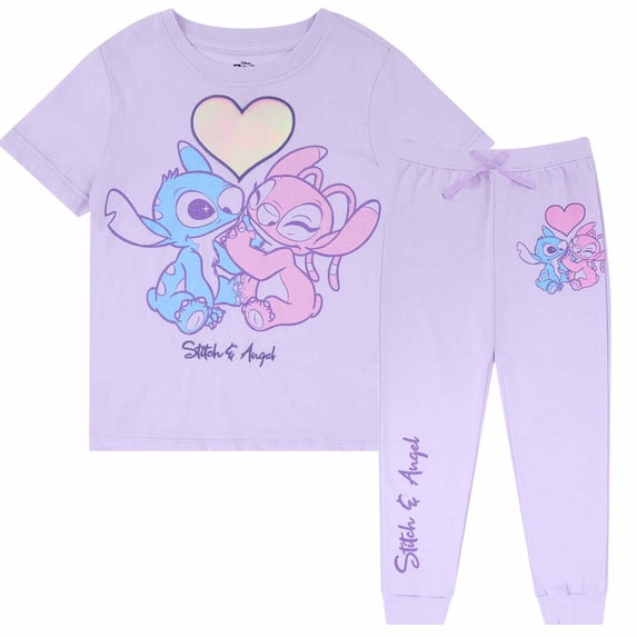 Disney Lilo & Stitch Girls Shirt & Pants Outfit Set, Sizes 4-16