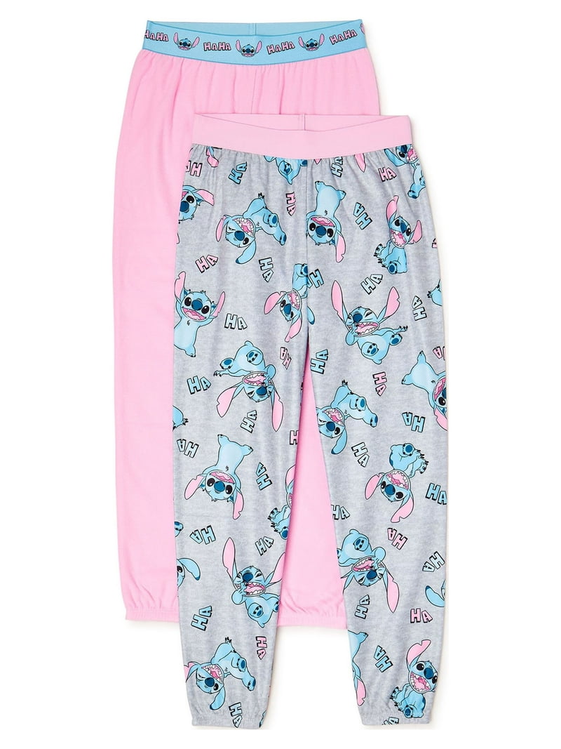 Disney Lilo & Stitch Girls Pajama Pants - 2-Pack - Walmart.com