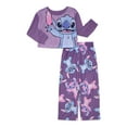 thumbnail image 1 of Disney Lilo and Stitch Girls Long Sleeve Top and Pants Pajama Set, 2-Piece, Sizes 4-12, 1 of 3