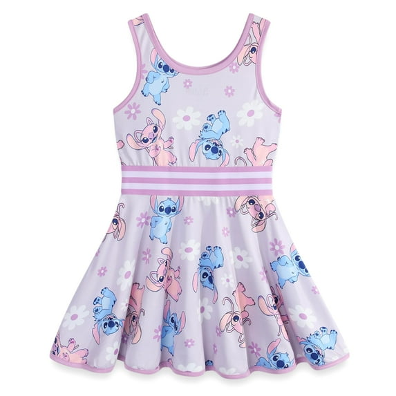 Disney Lilo & Stitch Girls Sleeveless Dress for (Girls), Sizes 4-12