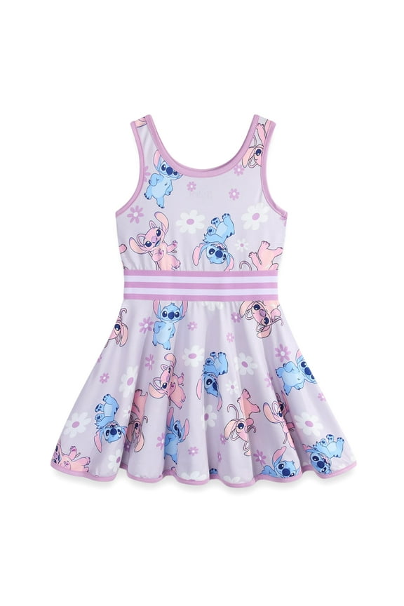 Lilo & Stitch Girls Sleeveless Dress for (Girls), Sizes 4-12