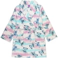 thumbnail image 1 of Disney Lilo & Stitch Girls Soft White Rainbow Robe House Coat Pajama 4, 1 of 1