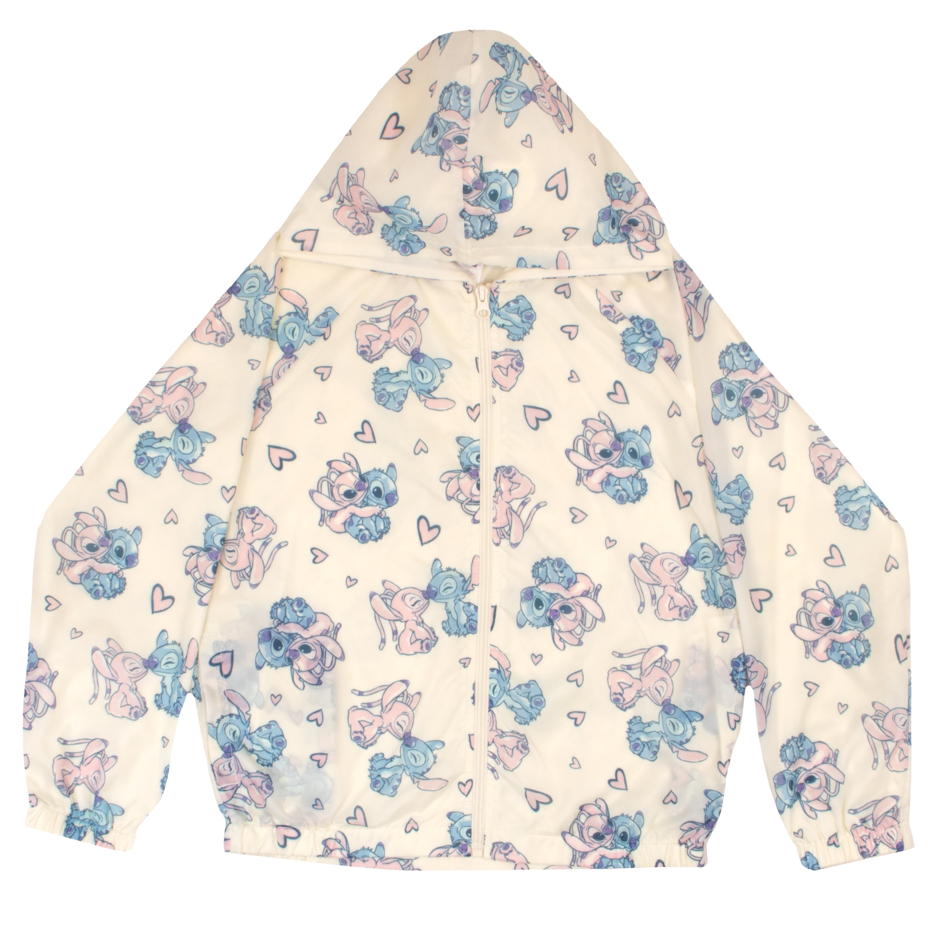 Disney Lilo and Stitch Girls Windbreaker Jacket Kids Rain Jacket for ...