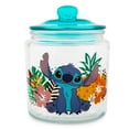 thumbnail image 1 of Disney Lilo & Stitch Glass Snack Jar Container With Lid | 6 Inches Tall, 1 of 8