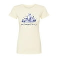 thumbnail image 1 of Disney - Lilo & Stitch - Go With The Flow - Juniors Fitted Graphic T-Shirt, 1 of 5