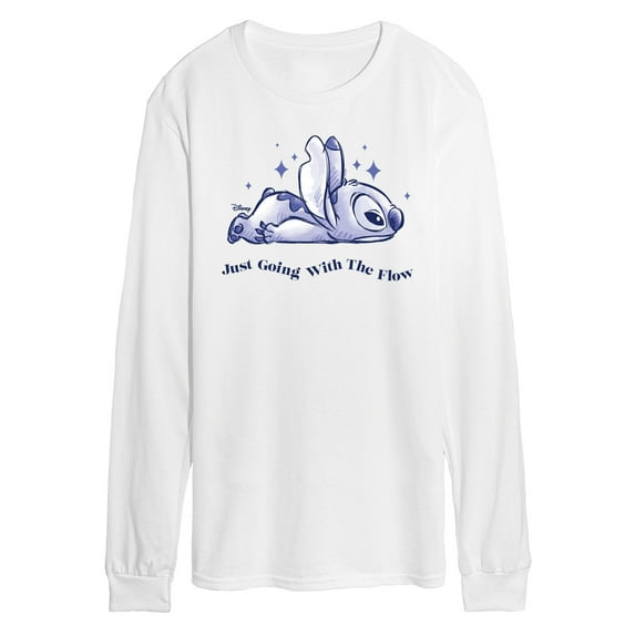 Disney - Lilo & Stitch - Go With The Flow - Men's Long Sleeve T-Shirt