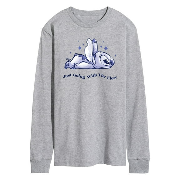 Disney - Lilo & Stitch - Go With The Flow - Men's Long Sleeve T-Shirt