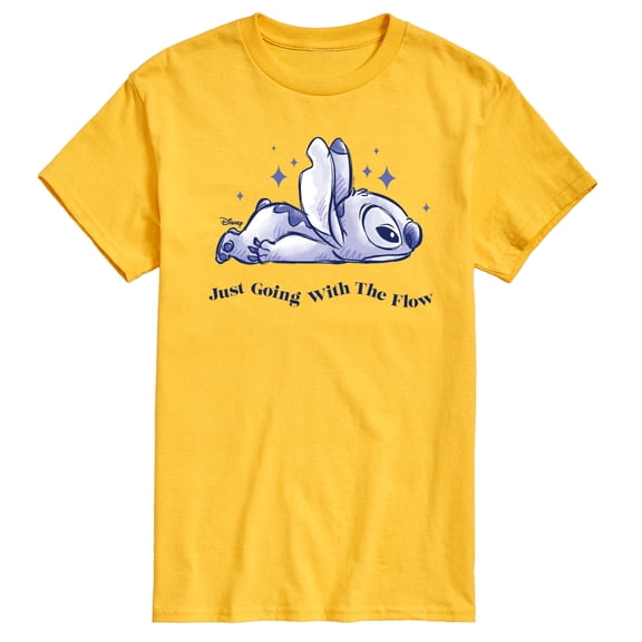 Disney - Lilo & Stitch - Go With The Flow - Men's Short Sleeve Graphic T-Shirt