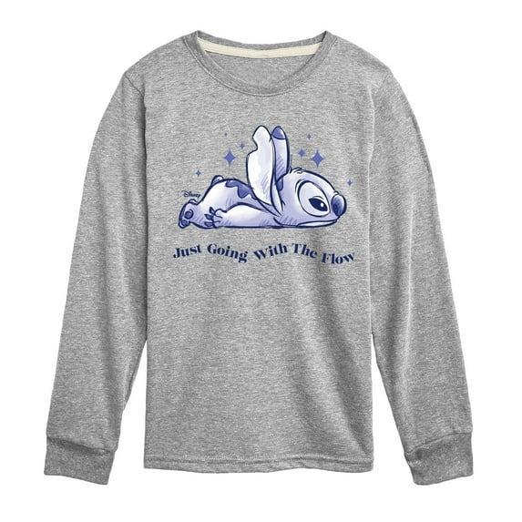 Disney - Lilo & Stitch - Go With The Flow - Toddler & Youth Long Sleeve Graphic T-Shirt