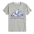 thumbnail image 1 of Disney - Lilo & Stitch - Go With The Flow - Toddler & Youth Short Sleeve Graphic T-Shirt, 1 of 5