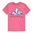 thumbnail image 1 of Disney - Lilo & Stitch - Go With The Flow - Toddler & Youth Short Sleeve Graphic T-Shirt, 1 of 4