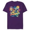 thumbnail image 1 of Disney Lilo & Stitch Group Family Trip Best Vacation Ever - Short Sleeve Blended T-Shirt for Adults - Customized-Purple, 1 of 5