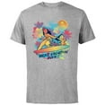 thumbnail image 1 of Disney Lilo & Stitch Group Family Trip Best Vacation Ever - Short Sleeve Cotton T-Shirt for Adults - Customized-Athletic Heather, 1 of 5
