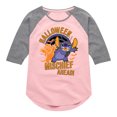 thumbnail image 1 of Disney - Lilo & Stitch - Halloween Mischief Ahead - Toddler & Youth Girls Raglan Graphic T-Shirt, 1 of 4