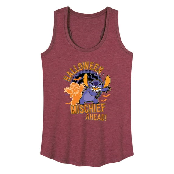 Disney - Lilo & Stitch - Halloween Mischief Ahead - Women's Racerback Tank Top