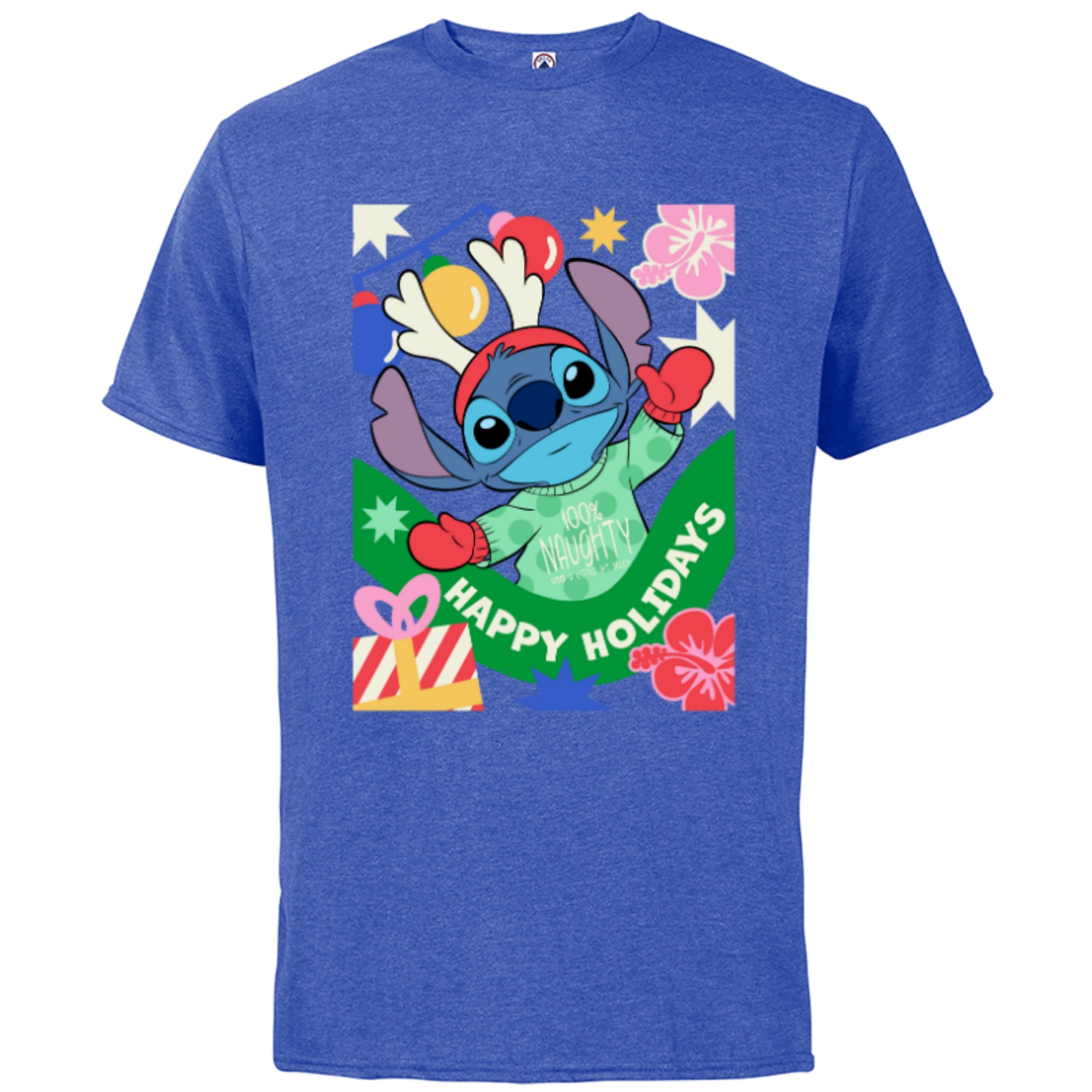 Disney Lilo & Stitch Happy Holidays 100 Naughty Christmas Short