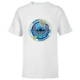 thumbnail image 1 of Disney Lilo & Stitch Holiday Circle Stitch Happy Hanukkah - Short Sleeve T-Shirt for Kids - Customized-White, 1 of 5