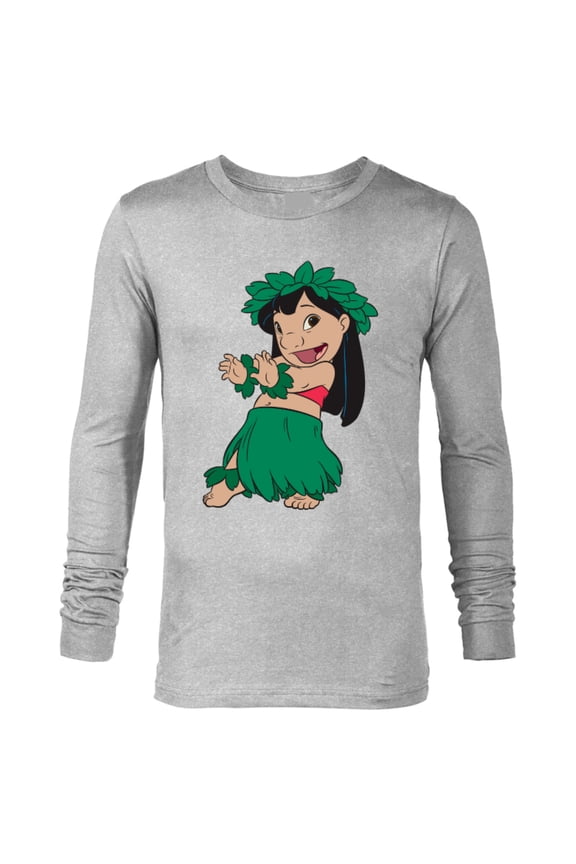 Lilo & Stitch Hula Dance - Long Sleeve T-Shirt for Men -Customized-Athletic Heather