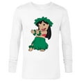 thumbnail image 1 of Disney Lilo & Stitch Hula Dance - Long Sleeve T-Shirt for Men -Customized-White, 1 of 5