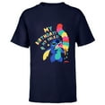 thumbnail image 1 of Disney Lilo & Stitch Ice Cream Cone “My Birthday! My Rules!” - Short Sleeve T-Shirt for Kids - Customized-Navy, 1 of 5