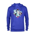 thumbnail image 1 of Disney Lilo & Stitch Ice Cream Retro 90s Beach - Pullover Hoodie for Adults -Customized-Royal Heather, 1 of 5