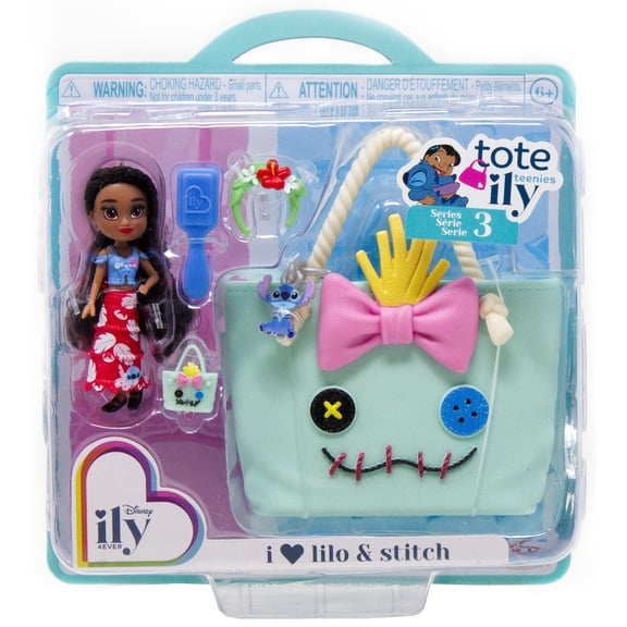 Disney Tote Ily Teenies Series 3 I Love Lilo & Stitch Mini Doll