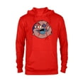 thumbnail image 1 of Disney Lilo & Stitch Jumba Jookiba Smiling Big Face Costume - Pullover Hoodie for Adults - Customized-Red, 1 of 5