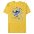 thumbnail image 1 of Disney Lilo & Stitch Kindness is Golden - Short Sleeve Blended T-Shirt for Adults - Customized-Yellow, 1 of 5