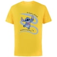 thumbnail image 1 of Disney Lilo & Stitch Kindness is Golden - Short Sleeve Cotton T-Shirt for Adults - Customized-Yellow, 1 of 5