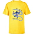 thumbnail image 1 of Disney Lilo & Stitch Kindness is Golden - Short Sleeve T-Shirt for Kids - Customized-Yellow, 1 of 5