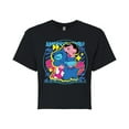 thumbnail image 1 of Disney - Lilo & Stitch - Lilo Stitch Hug - Juniors Cropped Cotton Blend T-Shirt, 1 of 5