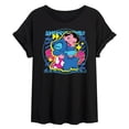 thumbnail image 1 of Disney - Lilo & Stitch - Lilo Stitch Hug - Women's Oversized T-Shirt, 1 of 5