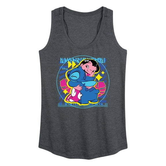 Disney - Lilo & Stitch - Lilo Stitch Hug - Women's Racerback Tank Top