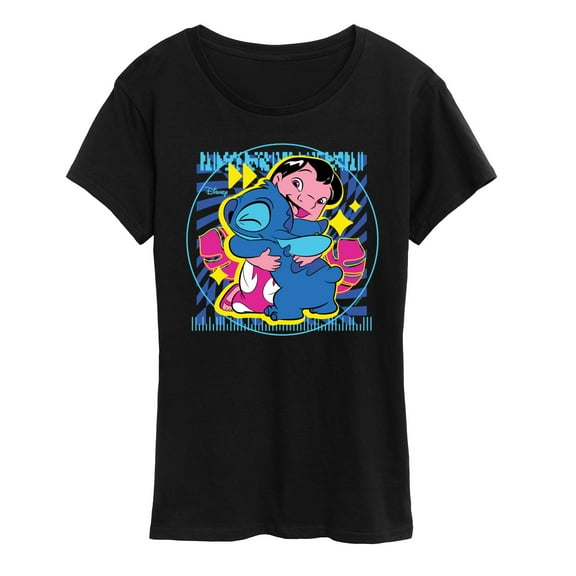 Disney - Lilo & Stitch - Lilo Stitch Hug - Women's Short Sleeve Graphic T-Shirt